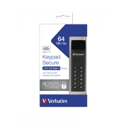 Verbatim 49431 USB flash meghajtó 64 GB USB C-típus 3.2 Gen 1 (3.1 Gen 1) Fekete