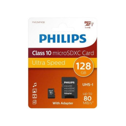 Philips FM12MP45B/00 memóriakártya 128 GB MicroSDXC Class 10 UHS-I