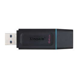 Kingston Technology DataTraveler Exodia USB flash meghajtó 64 GB USB A típus 3.2 Gen 1 (3.1 Gen 1) Fekete