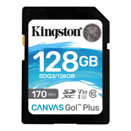 Kingston Technology Canvas Go! Plus memóriakártya 128 GB SD Class 10 UHS-I