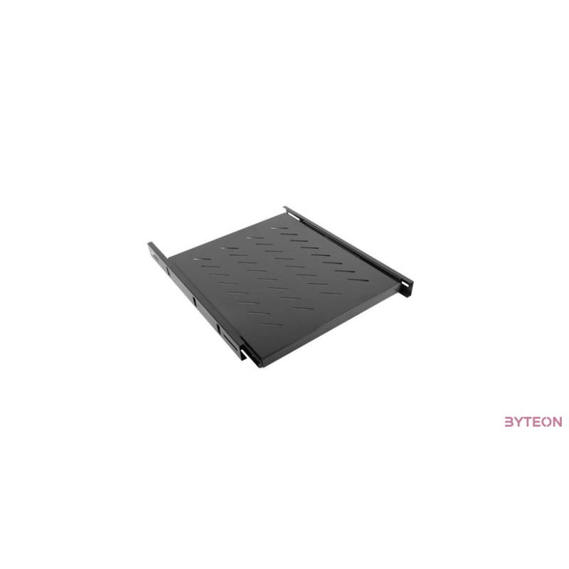 Lanberg kihúzh. polc 19'' rack szekrényhez 800mm (1U, 465x550mm, teherbírás 18kg