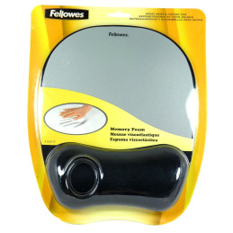 Fellowes 9175801 egéralátét Fekete, Ezüst