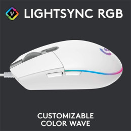 Logitech G203 Lightsync - Fehér