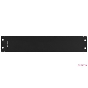Lanberg takarópanel 19'' rack szekrényhez 2U fekete