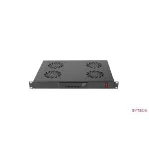 Lanberg 19'' Fan Unit / Ventilation Panel With LCD 4 Fans + Thermostat 230V