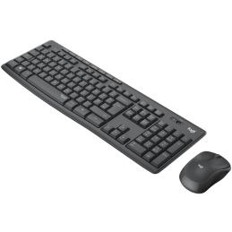 Logitech MK295 Silent Wireless Combo billentyűzet Vezeték nélküli RF QWERTY Nemzetközi amerikai Fekete