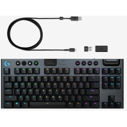 Logitech G G915 TKL billentyűzet Bluetooth QZERTY Nemzetközi amerikai Fekete