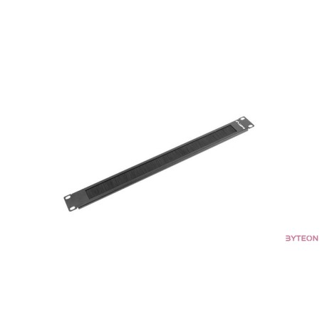 Lanberg kefés panel 1U 19'' rack szekrényhez fekete