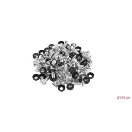 Lanberg szerelőkészlet 19'' rack szekrényhez (anyakosár, alátét, csavar) 20db