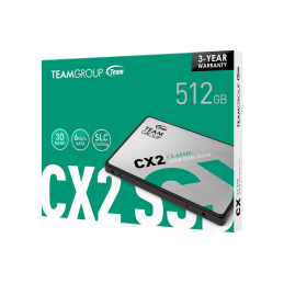 Team Group CX2 2.5" 512 GB Serial ATA III 3D NAND