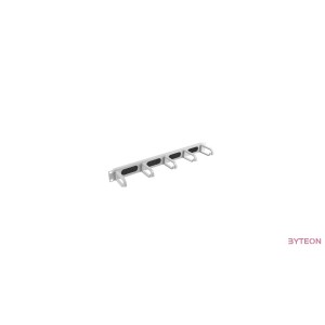 Lanberg cable management brush panel type B, 19'', 1U, grey