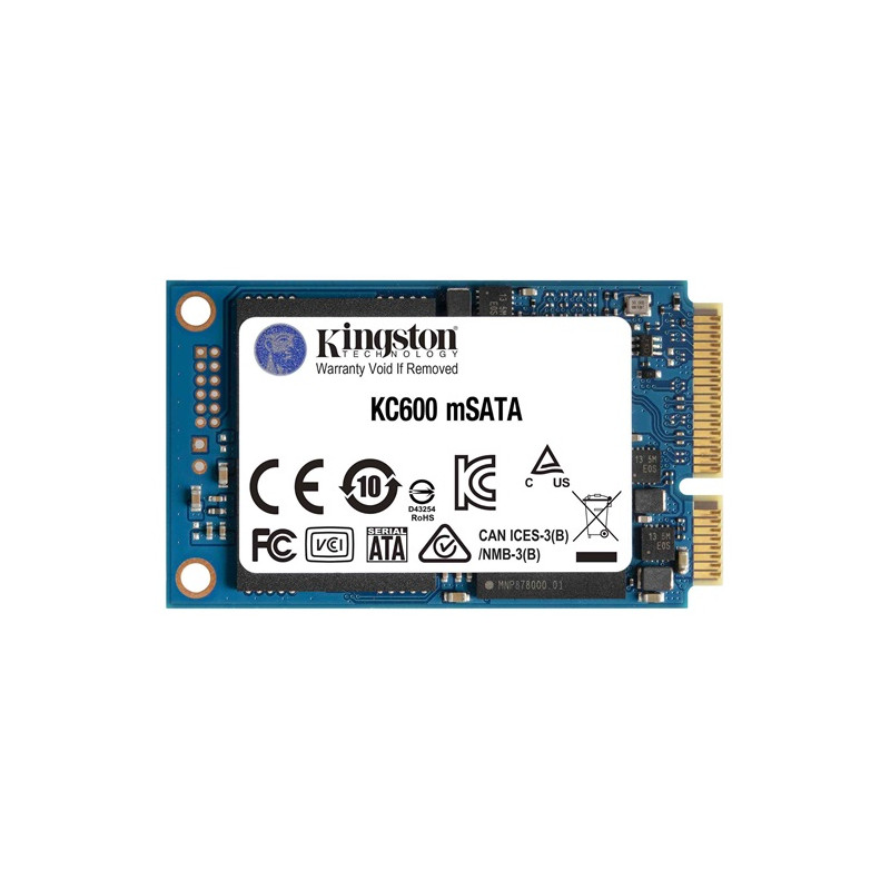 Kingston SSDNow KC600 256GB [mSATA]