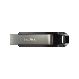 SanDisk Extreme Go USB flash meghajtó 64 GB USB A típus 3.2 Gen 1 (3.1 Gen 1) Rozsdamentes acél