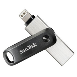 Sandisk iXpand Go 64GB USB 3.0, Lightning szürke-ezüst pendrive