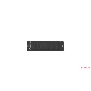 Lanberg cable entry brush panel 10'', black