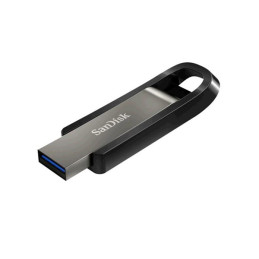 SanDisk Extreme Go USB flash meghajtó 128 GB USB A típus 3.2 Gen 1 (3.1 Gen 1) Rozsdamentes acél