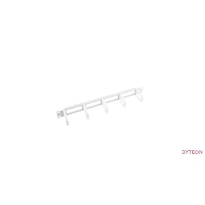 Lanberg kabelrendező 1U B típusú 19'' rack szekrényhez szürke