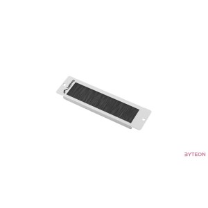 Lanberg cable entry brush panel 10'', gray