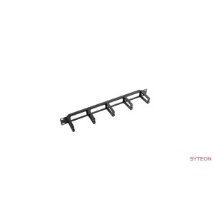 Lanberg kabelrendező 1U B típusú 19'' rack szekrényhez fekete