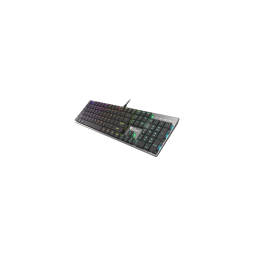 GENESIS Thor 420 RGB billentyűzet USB AZERTY Amerikai angol Ezüst