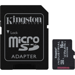 Kingston Technology Industrial memóriakártya 16 GB MicroSDHC UHS-I Class 10