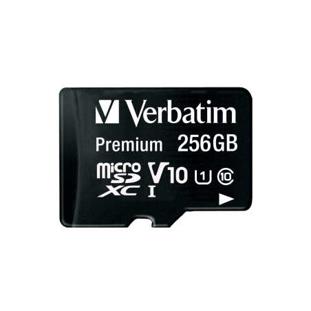 Verbatim Premium U1 memóriakártya 256 GB MicroSDXC UHS-I Class 10