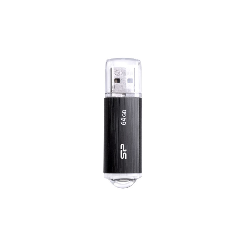 Silicon Power Ultima U02 USB flash meghajtó 64 GB USB A típus 2.0 Fekete