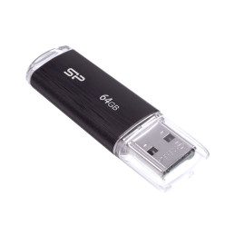 Silicon Power Ultima U02 USB flash meghajtó 64 GB USB A típus 2.0 Fekete