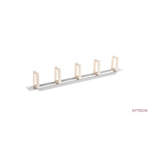 Lanberg kabelrendező 1U B típusú 19'' rack szekrényhez szürke