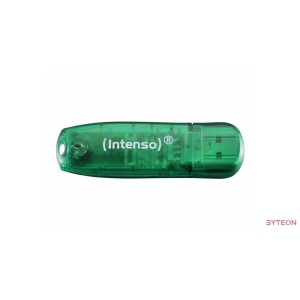Intenso RAINBOW LINE USB pendrive, 8GB, zöld