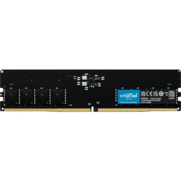 Crucial 16GB DDR5 4800Mhz CL40-39-39 memóriamodul - Fekete