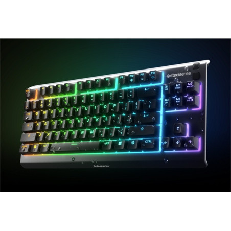 Steelseries Apex 3 TKL billentyűzet USB QWERTY Angol Fekete