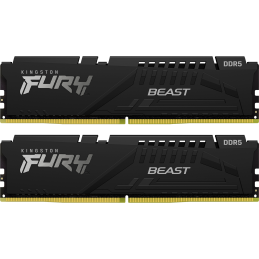 Kingston Fury Beast 16GB (2x8GB) DDR5 5200Mhz CL40-40-40 - Fekete