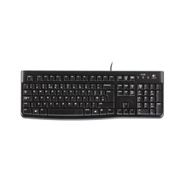 Logitech K120 OEM (ENG, USB) - Fekete