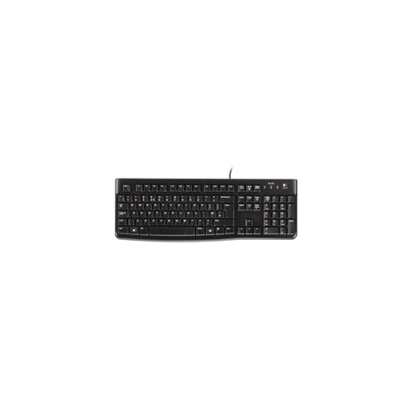 Logitech K120 OEM (ENG, USB) - Fekete