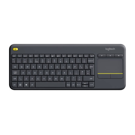 Logitech K400 Plus Touch (HU, Vez.nélküli) - Fekete