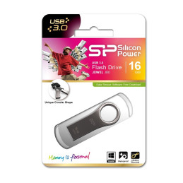 Silicon Power Jewel J80 16GB [USB3.0] - Ezüst