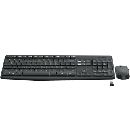 Logitech MK235 (HU, Vez.nélküli) - Fekete