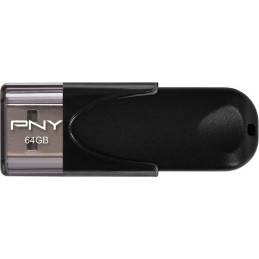 PNY Attaché 4 64GB [USB2.0] - Fekete