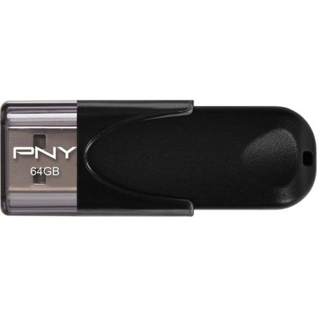 PNY Attaché 4 64GB [USB2.0] - Fekete