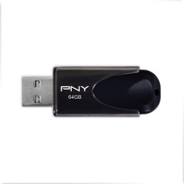 PNY Attaché 4 64GB [USB2.0] - Fekete