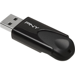 PNY Attaché 4 128GB [USB2.0] - Fehér/Piros