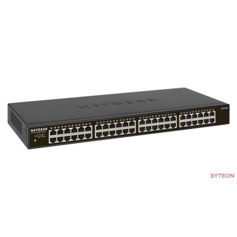 Netgear 48-Port Gigabit Desktop/Rackmount Switch Metal (GS348)