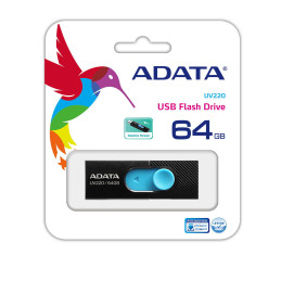 Adata UV220 64GB (USB2.0) - Fekete/Kék