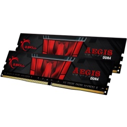 G.Skill Aegis 32GB (2x16GB) DDR4 3000MHz CL16-18-18-38 - Fekete