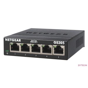 Netgear 5-Port Gigabit Desktop Switch Metal 300-SERIES (GS305 v3)