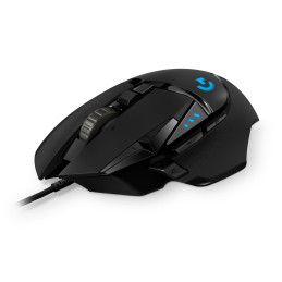 Logitech G502 Hero Gaming RGB USB - Fekete