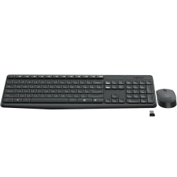 Logitech MK235 (US, Vez.nélküli) - Fekete