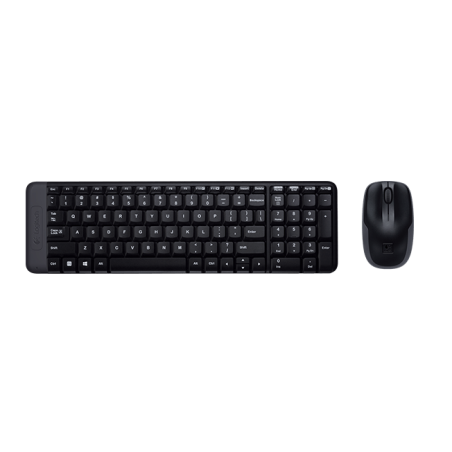 Logitech MK220 (HU, Vez.nélküli) - Fekete