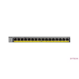 Netgear ProSafe 16-PT PoE+ Gigabit Switch Metal Budget PoE 183W (GS116PP)